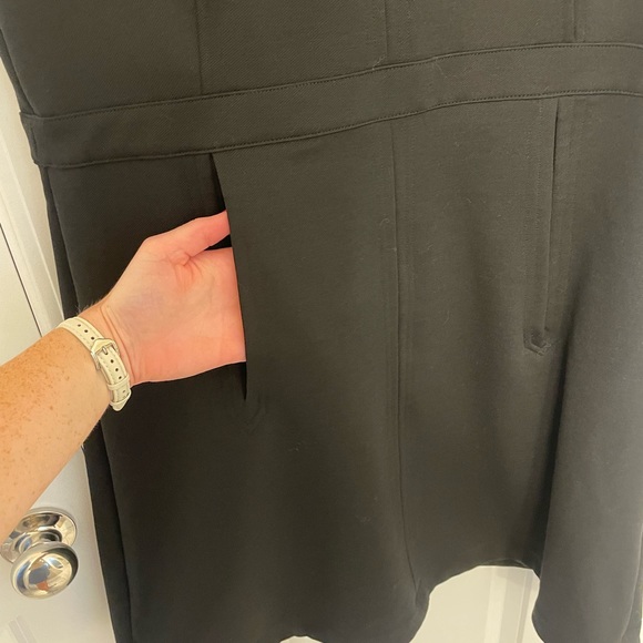 Banana Republic sz 14 Black Career Dress with pockets - Picture 4 of 5